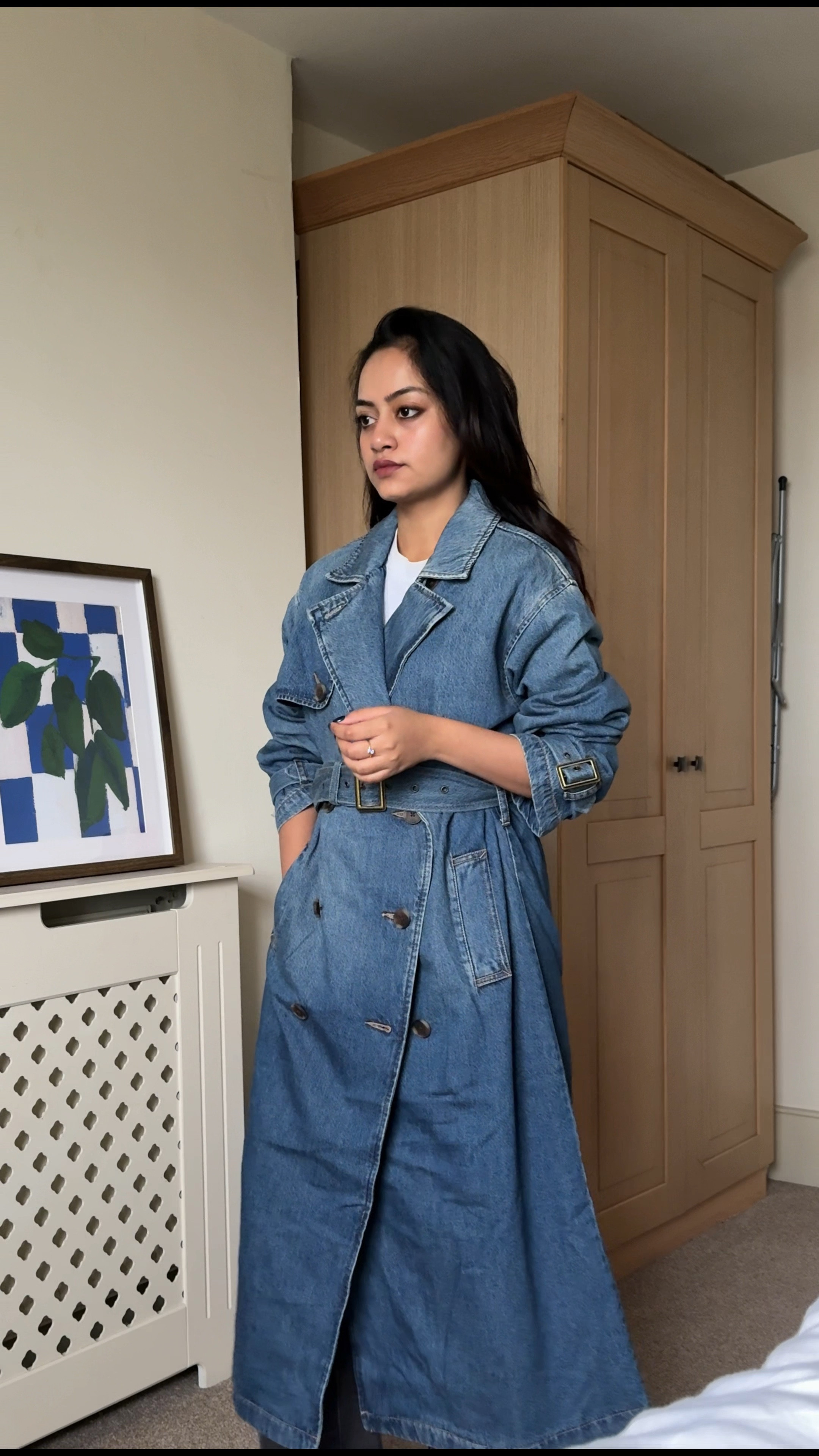 a wardrobe staple for life: Levis Denim Trench coat with ankle jeans and white tee #levis #denimtrench

#LTKeurope