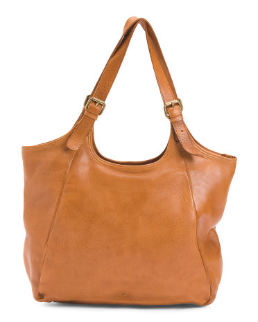 Leather Saddle Tote | TJ Maxx