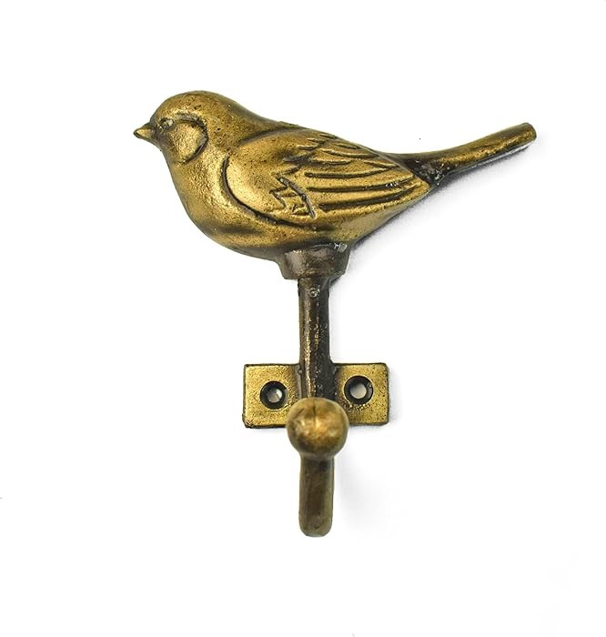 Bird Wall Hook Antique Animal Bird Iron Hook Vintage Iron Coat Hook Hanger for Hanging Coat Towel... | Amazon (US)