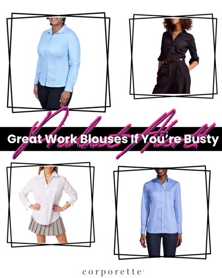 It can be really tricky to find the classic button-front dress shirt if you're busty... so we just did a mini-update to our roundup! Did you know there are no-gape, boob-friendly shirts from a number of brands? They're the perfect solution if you ever feel slightly inappropriate in corporate attire. And, fyi, a classic white or pastel shirt is a great way to freshen up your wardrobe for spring.

https://corporette.com/best-dress-shirts-for-women-with-large-breasts/ 

#LTKstyletip #LTKmidsize #LTKworkwear