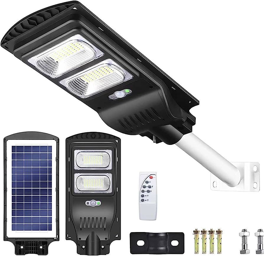 Vipbear Solar Street Lights, Solar Outdoor Lights,Solar Security Light, PIR Motion Sensor,Dusk to... | Amazon (US)