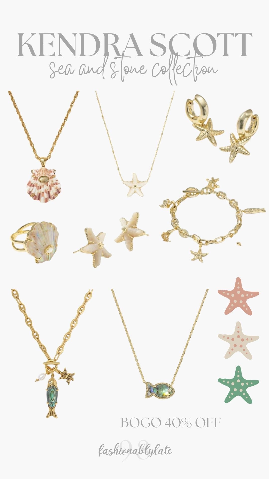 kendra scott sea and stone collection bogo 40% off ends tonight!

#LTKSeasonal #LTKSaleAlert