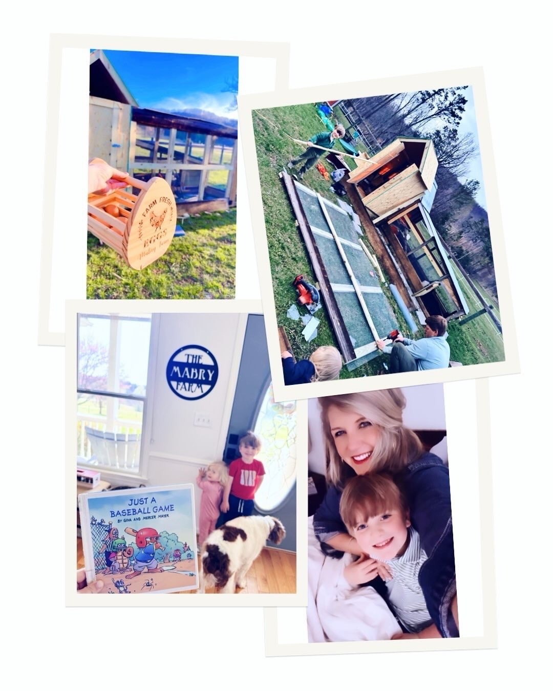 Happy first official day of S P R I N G  y’all!! 🌱🌸🧺🚜 Nothing beats the view of the land 🪟🌾🌳 here on our farm sweet farm and my “front porch looking in” 🤱🐓👶🏼 - it really is true… you know you’ve found your  f o r e v e r  home 🏡 when it becomes the place you truly never want to leave!! 🌷💐🌾 #happyspring #firstspringonthefarm 

It’s been a sweet week full of Bible study 📖 days 💒, play dates with friends ⚾️, a library 📚 trip for new springtime 💐 books 📕, a trip back home to the queen 👑 city 🏙️ for my haircut 💇🏼‍♀️ and to do some errands with my sweet mama (& best friend!!) 🛍️, anddd you just can’t make this up… woke up to the first **official** day of spring 🌱🌼🧺 to alllll the eggs 🥚 from our ladies!!! 🐓 Nothing says “happy first day of spring” like farm fresh 🚜 eggs 🪺 from our happy girlies!!! 🤭🥰 #firstdayofspring #camerarollfromtheweek #happychickens 

It’s always so neat to me how nature tends to always align just perfectly with the seasons 🌼🧺🥚 - just like God designed it!! 🙌🏽🌷🌾 And like my mom said, these chickens 🐓 must like their new “Taj Majal” 😆 chicken coop 🪵 @wesmabry has been working on 🛠️ for them hehe 🤭 - it’s looking so good and really coming together!! 😍

Andddd these cuties sure are excited 🤭 for baseball ⚾️ season starting back tonight with “Daddy Coach” 🧢 - so fitting 🥰 in honor of the first official day of the spring season!! 💐🌱🌸 Just got babies 👶🏼 down for naps 💤, @wesmabry just got home🏡 from work and is out back working more (!!) on the coop 🐓, and we have such a fun 🤩 weekend ahead!! ⚾️🌸 Happy Spring and Happy Weekend, y’all!! ✨🙌🏽