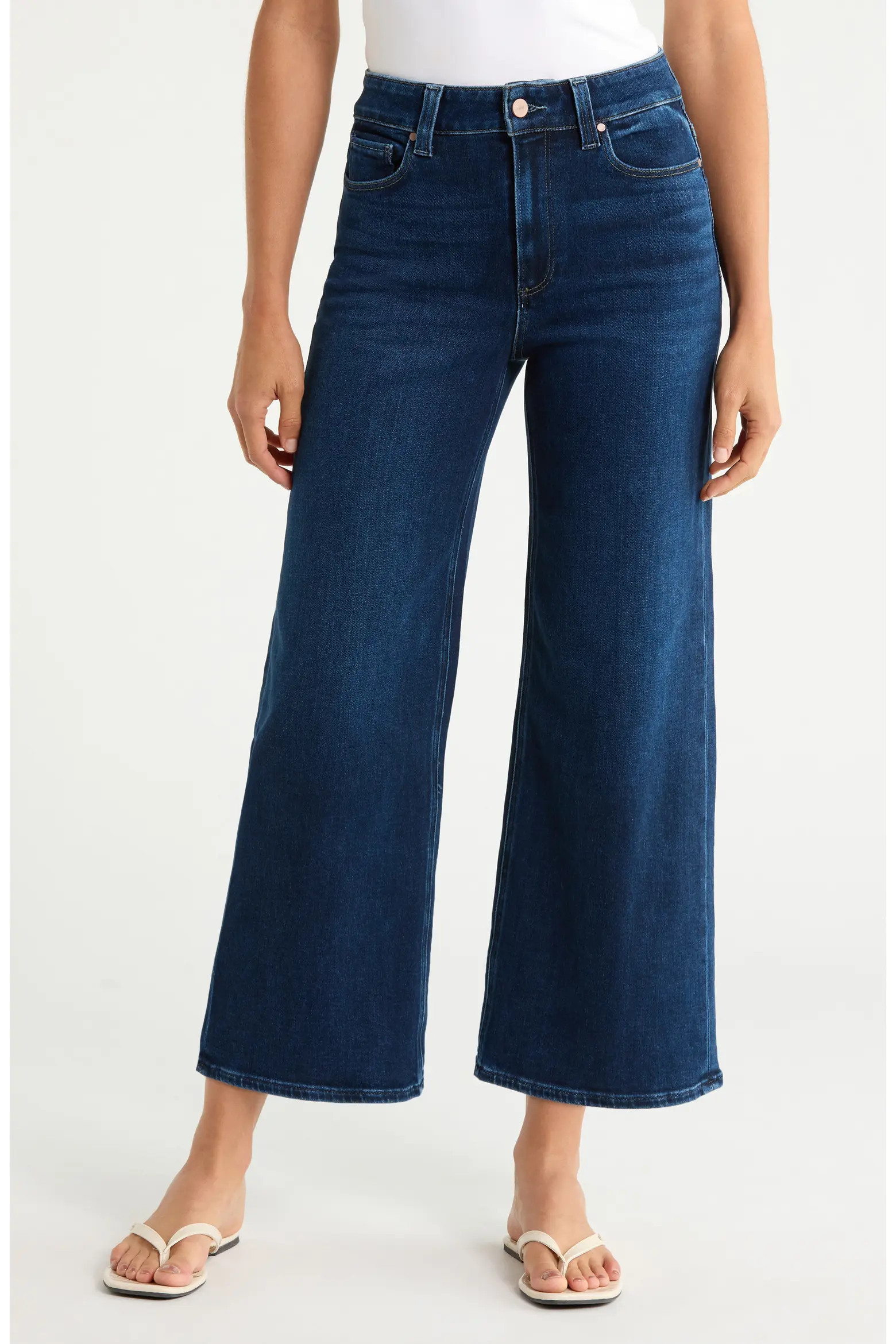 PAIGE Anessa High Waist Wide Leg Jeans (Women) | Nordstrom | Nordstrom