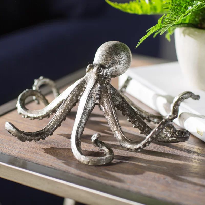 Sion Resin Swimming Octopus Statuette | Wayfair North America