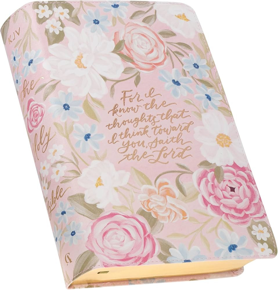 KJV Holy Bible, Giant Print Standard Size Red Letter Edition, Thumb Index Tabs & Ribbon Marker, K... | Amazon (US)