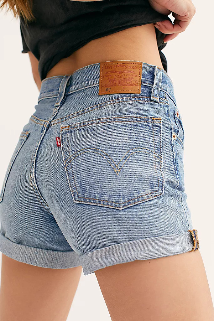 Levi’s 501 Long Denim Shorts | Free People (Global - UK&FR Excluded)