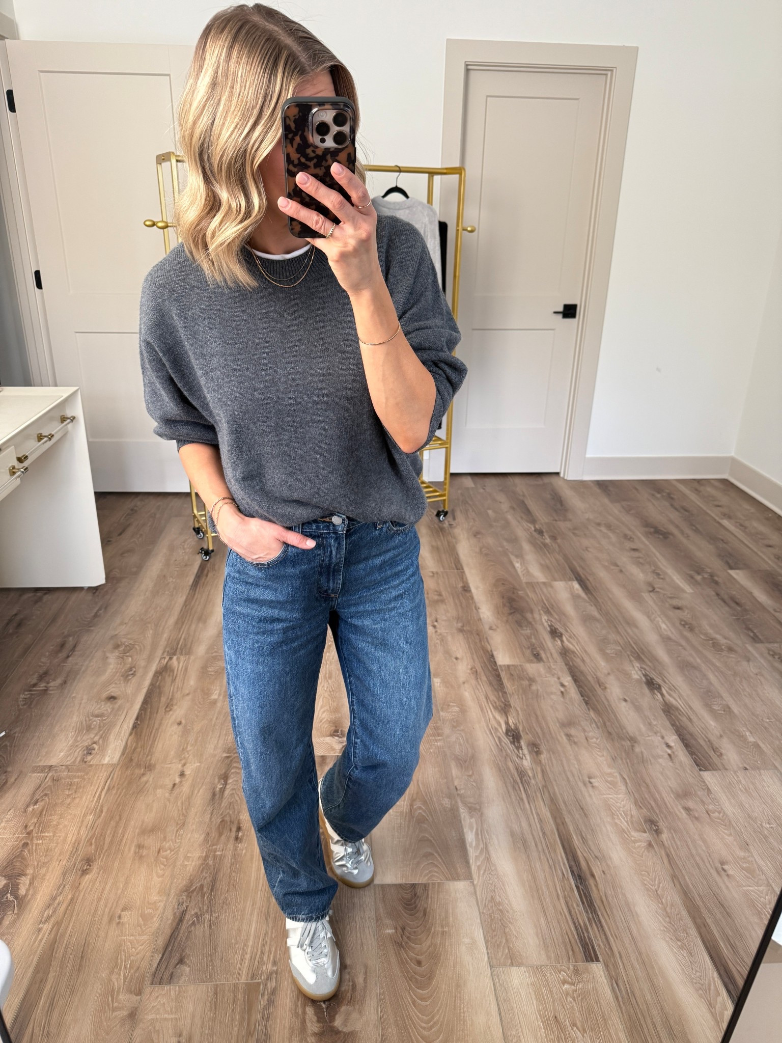 Wearing small wool cashmere sweater, 25/regular jeans, 

@aritzia #aritziapartner #ad #paidlink

#LTKGiftGuide #LTKOver40 #LTKFindsUnder100