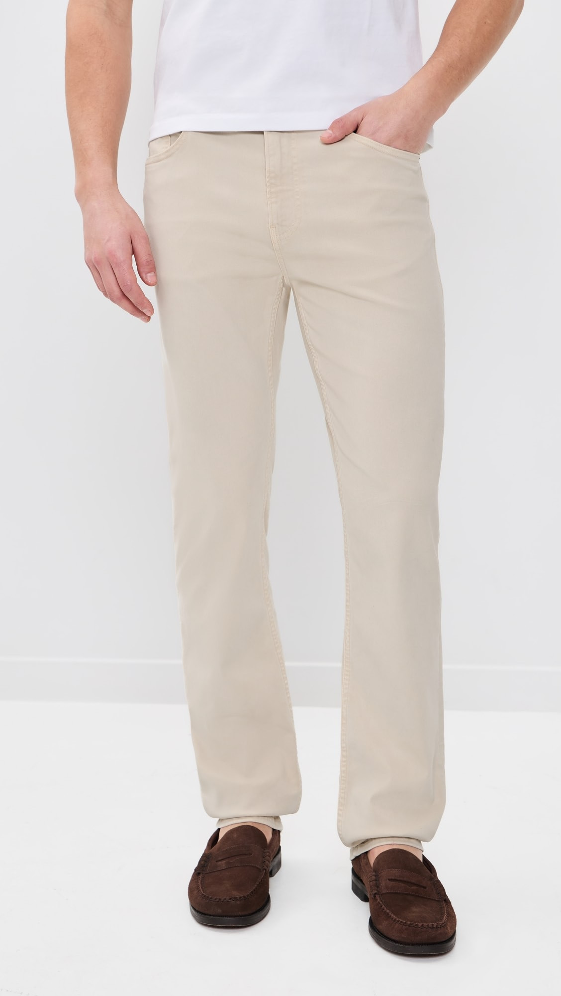 Modern Straight Twill Jeans | Shopbop