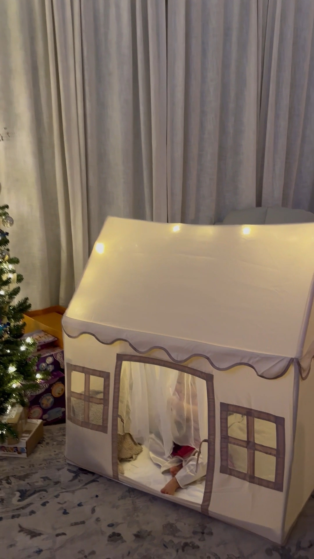 Kids new house tent! Super easy to put together and take down to store away! 

#LTKKids #LTKFindsUnder50 #LTKBaby