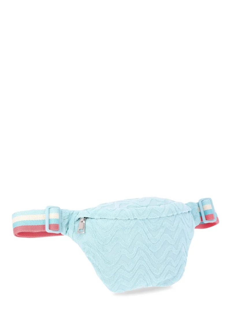 No Boundaries Women's Beach Terry Cloth Fanny Pack, Teal Wave - Walmart.com | Walmart (US)