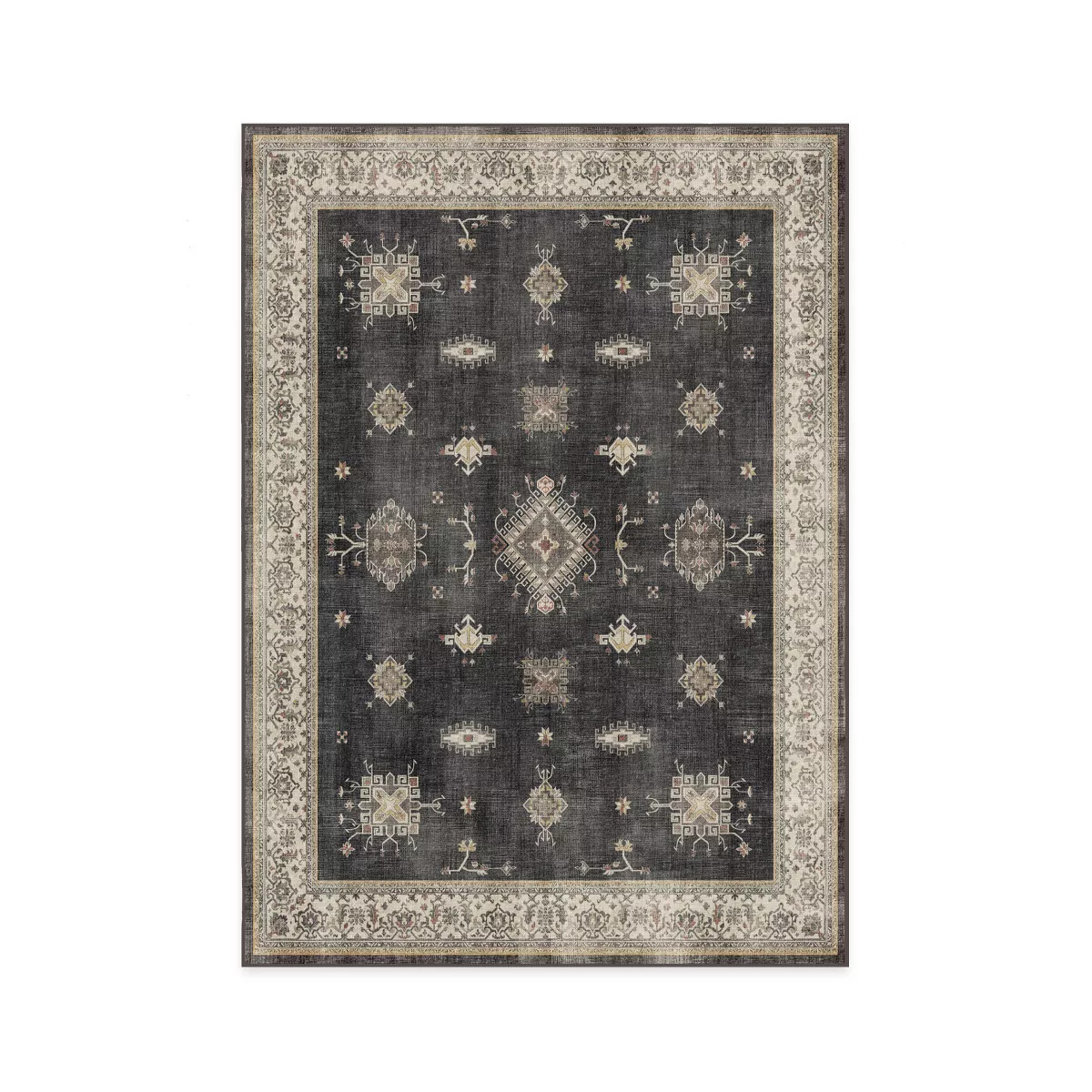 Ruggable Verena Washable Vintage Farmhouse Flatwoven Area Rug | Target