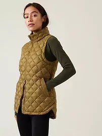 LEANI Womens Long Puffer Vest … curated on LTK