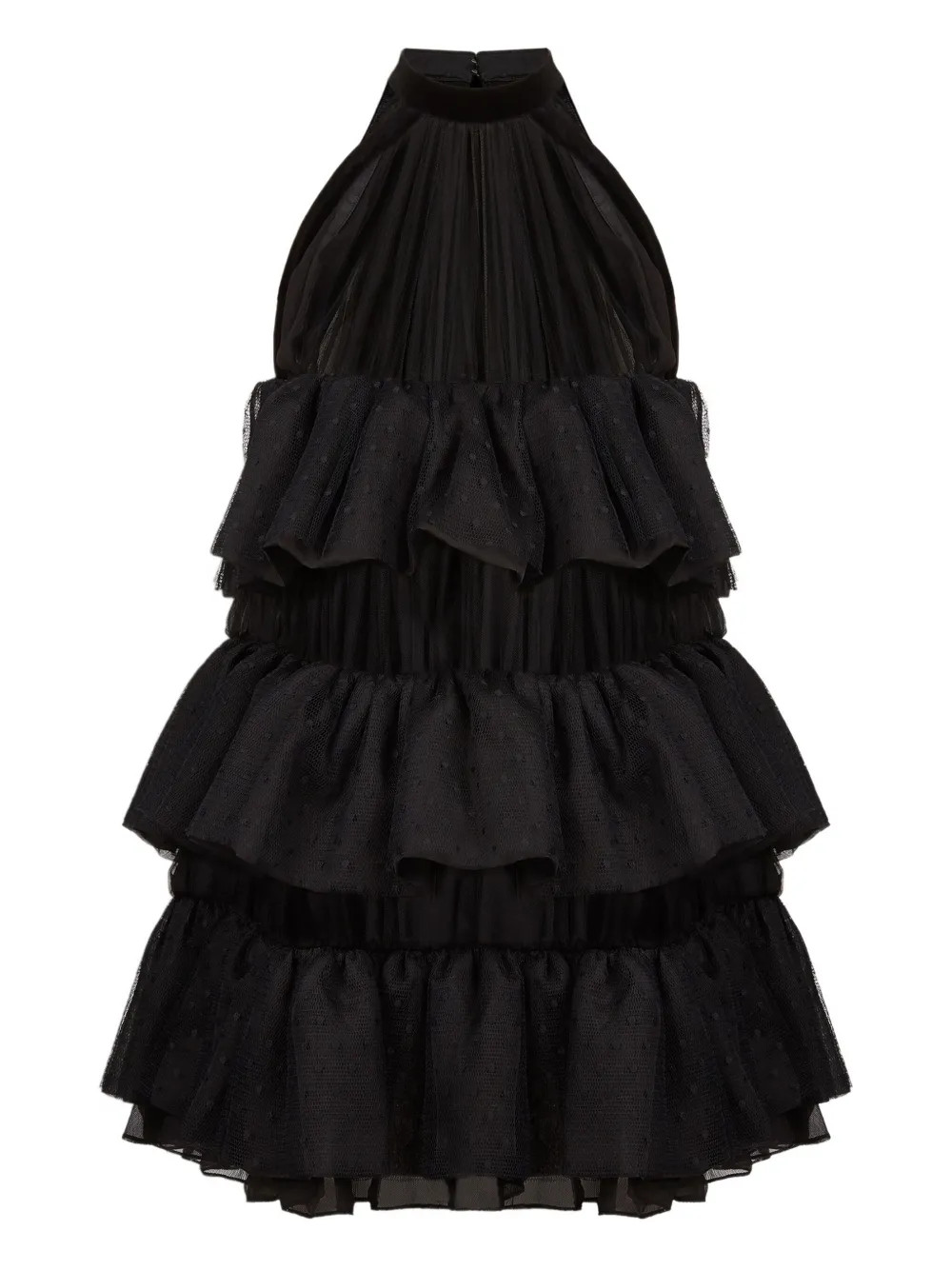 Nina Ricci Abito Corto Con Scollo all'americana | Nero | FARFETCH IT | Farfetch Global