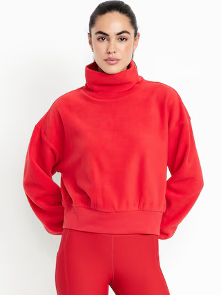 Performance Microfleece Mock Neck Sweatshirt | Old Navy (US)