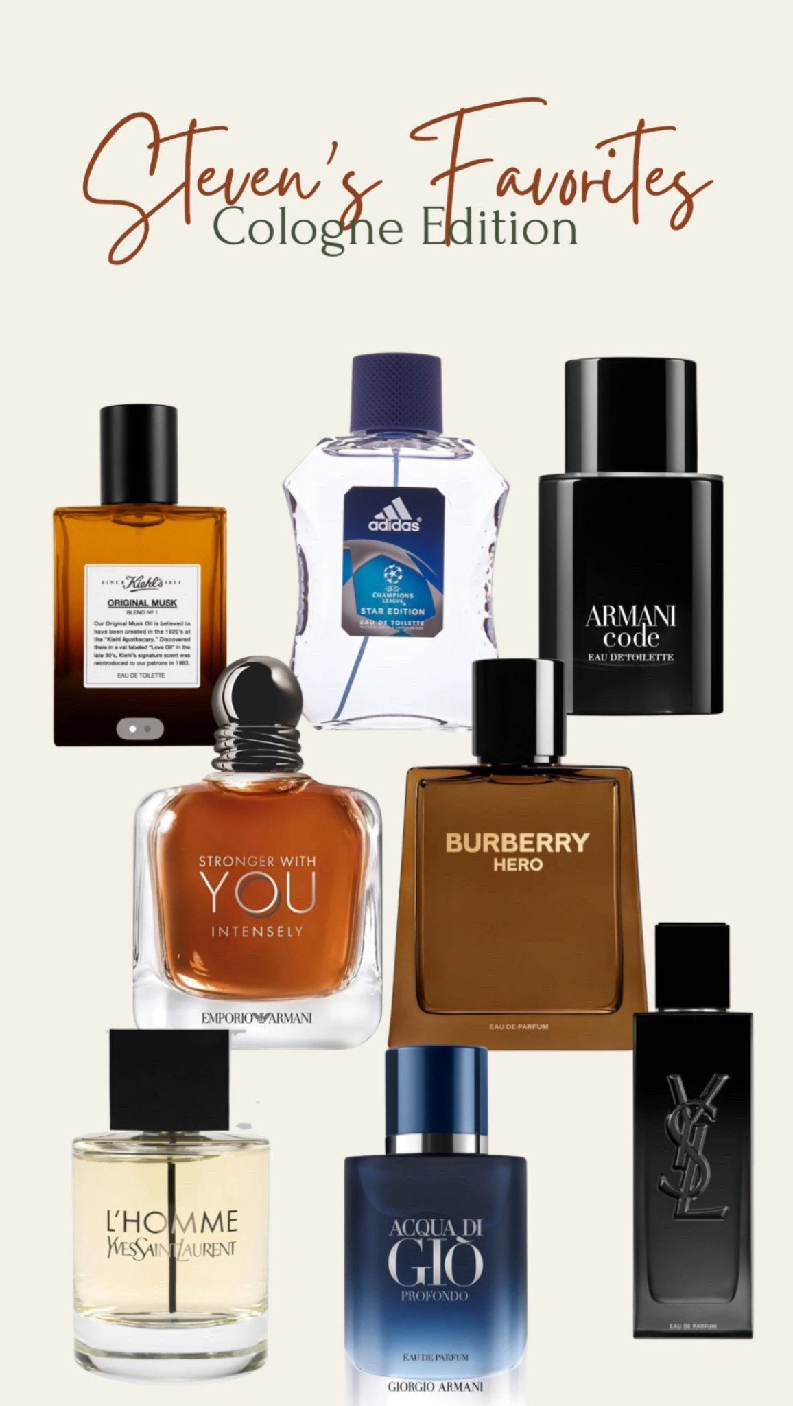 Steven’s cologne favs! 

#LTKMens