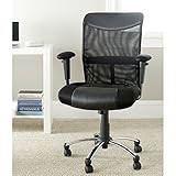 Safavieh Home Collection Bernard Black Desk Chair | Amazon (US)