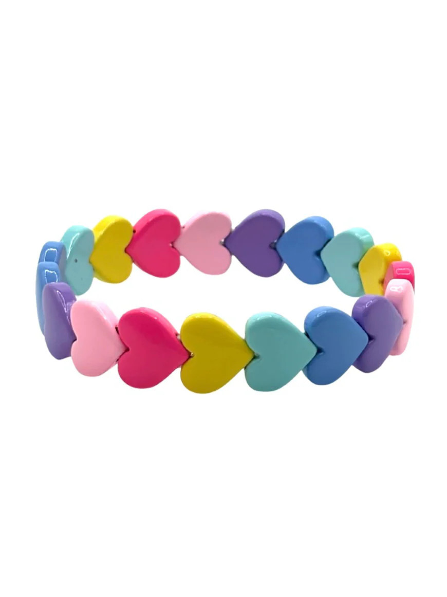 The Pastel Hearts Bracelet | La Lumiere NY