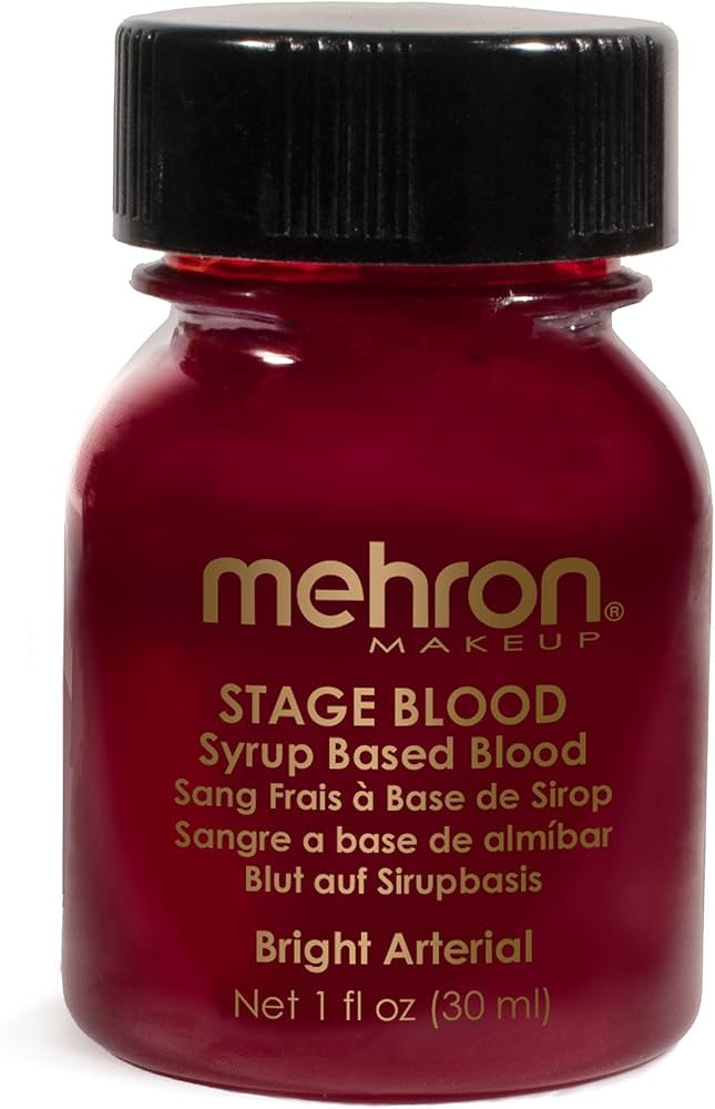 Mehron Makeup Stage Blood | Realistic For Halloween | Washable Fake Blood for Special FX, Stage &... | Amazon (US)