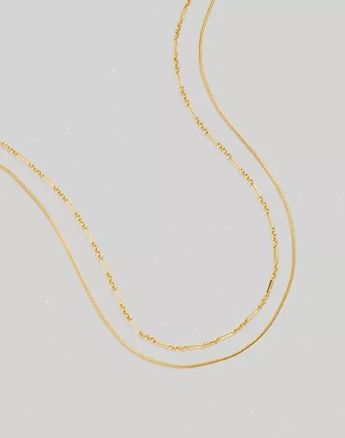 Snake Chain Necklace Set | Madewell