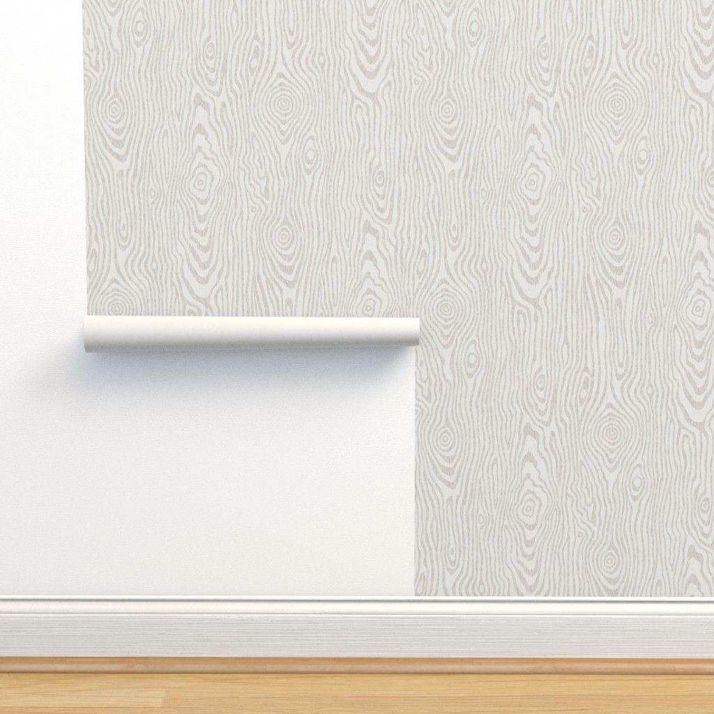 Rustic Woodgrain Wallpaper greige  Wallpaper byboszorka | Spoonflower