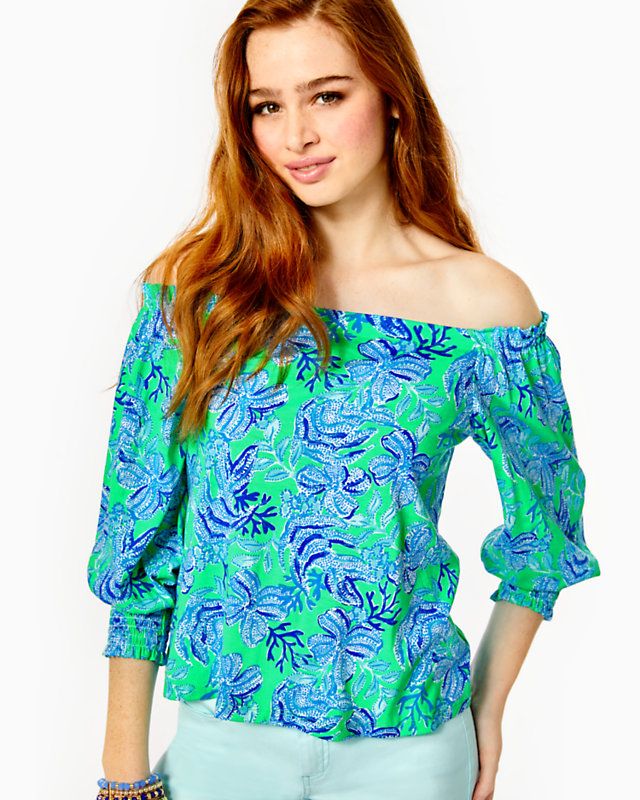 Lessa Off-The-Shoulder Top | Lilly Pulitzer