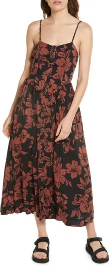 Floral Print Halter Neck Sundress | Nordstrom