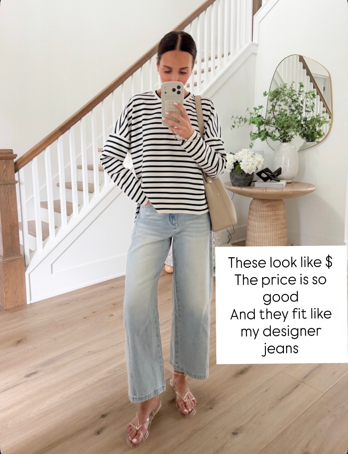 These jeans feel anything but budget-friendly. The fit, the wash, and the style make them look high-end, but they’re surprisingly affordable. Perfect for elevating your everyday wardrobe.

affordable jeans, designer look for less, elevated denim, stylish jeans, everyday denim, versatile wardrobe, chic casual wear, budget-friendly fashion, wardrobe essentials, annabrstyle

#LTKootd #LTKOver40 #LTKTravel