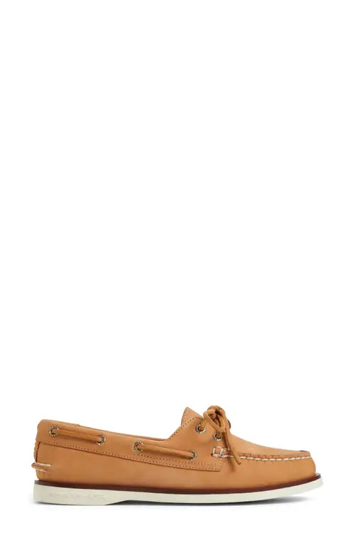 Sperry Gold Authentic Original 2-Eye Boat Shoe in Tan at Nordstrom, Size 7.5 | Nordstrom