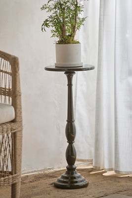 Spindle Aluminum Side Table | Anthropologie (US)