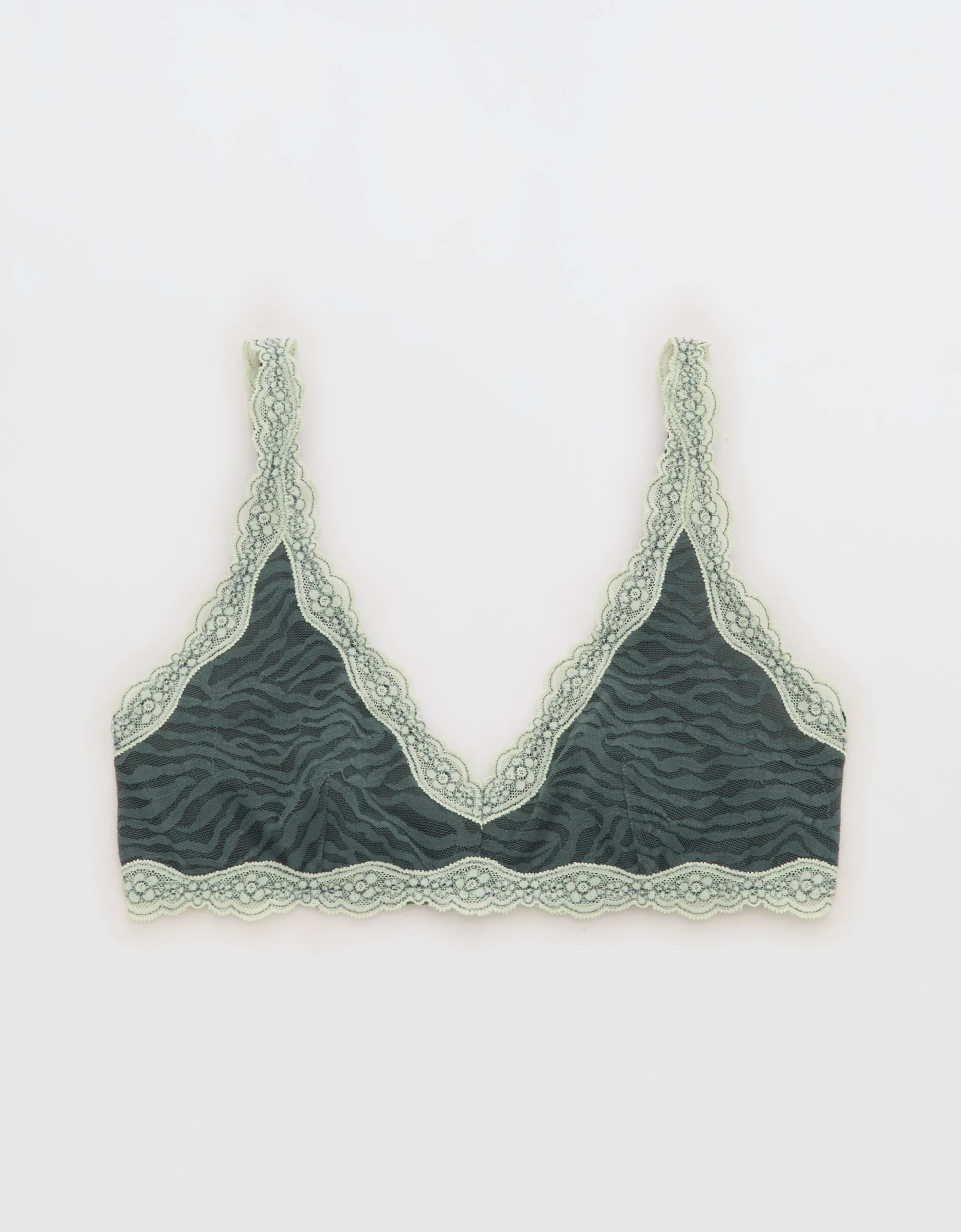Show Off Zebra Lace Scoop Bralette | American Eagle Outfitters (US & CA)