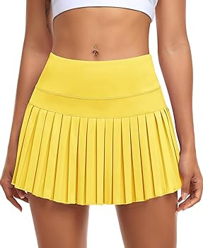 JoyGirl Womens Pleated Tennis Skirt with Shorts High Waisted Golf Skort Mini Skirt Workout Skirt ... | Amazon (US)