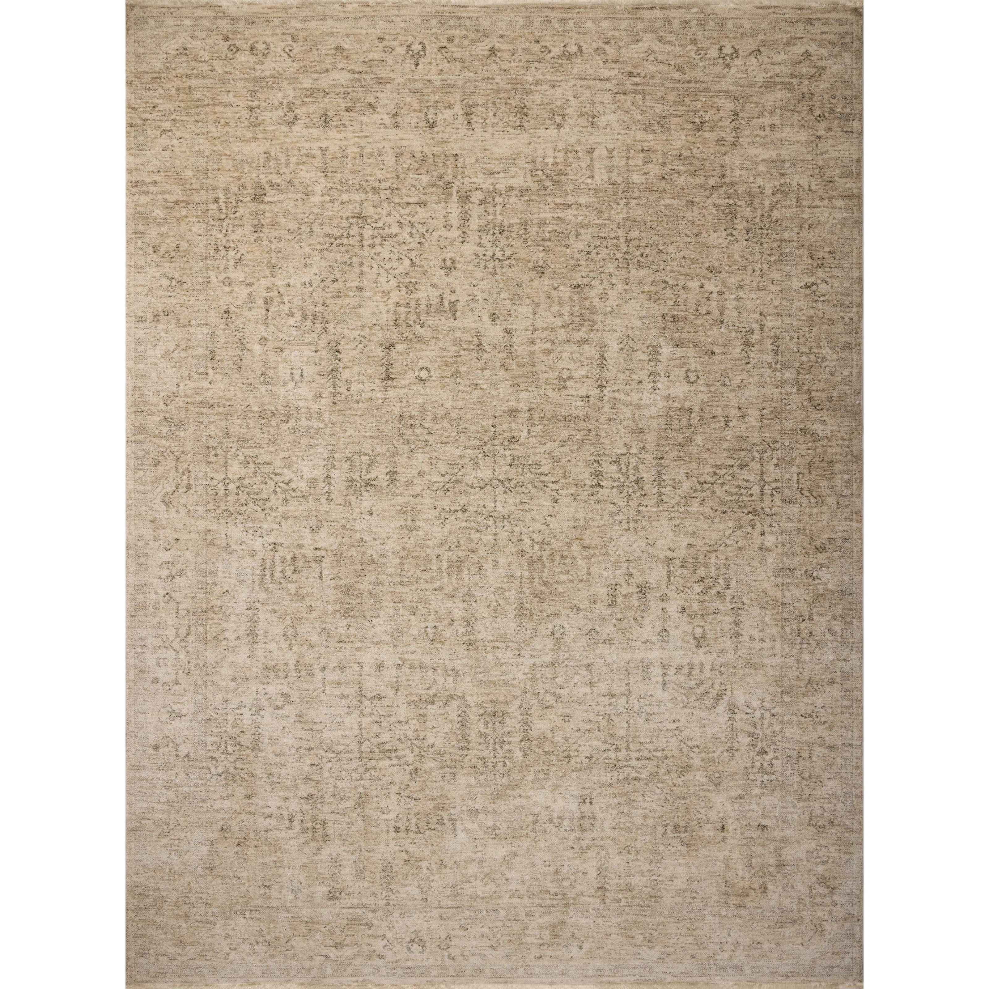 Magnolia Home by Joanna Gaines x Loloi Junie Oatmeal / Smoke Area Rug | Wayfair North America