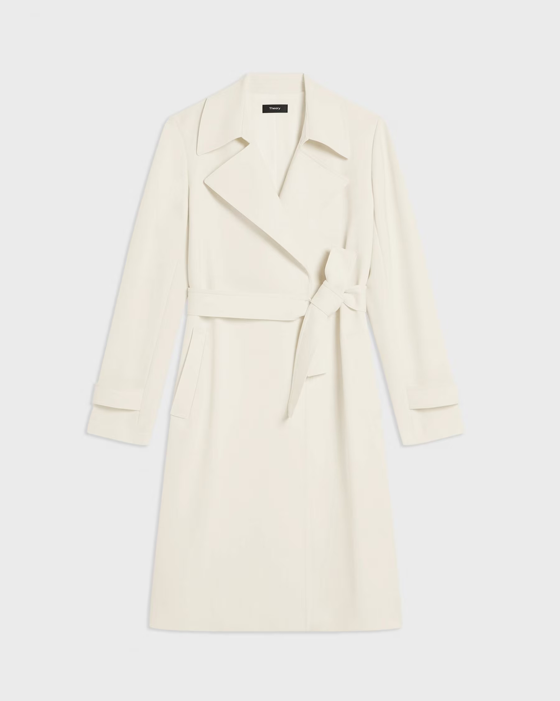 Oaklane Trench Coat in Crepe | Theory