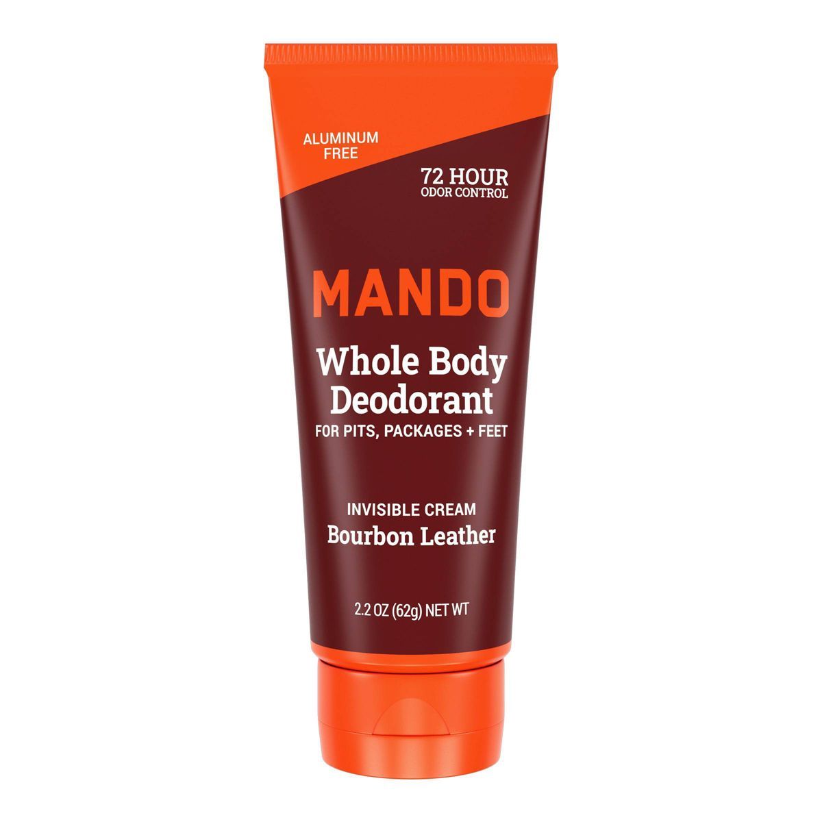 Mando Whole Body Deodorant - Men’s Aluminum-Free Invisible Cream Deodorant - Bourbon Leather - ... | Target