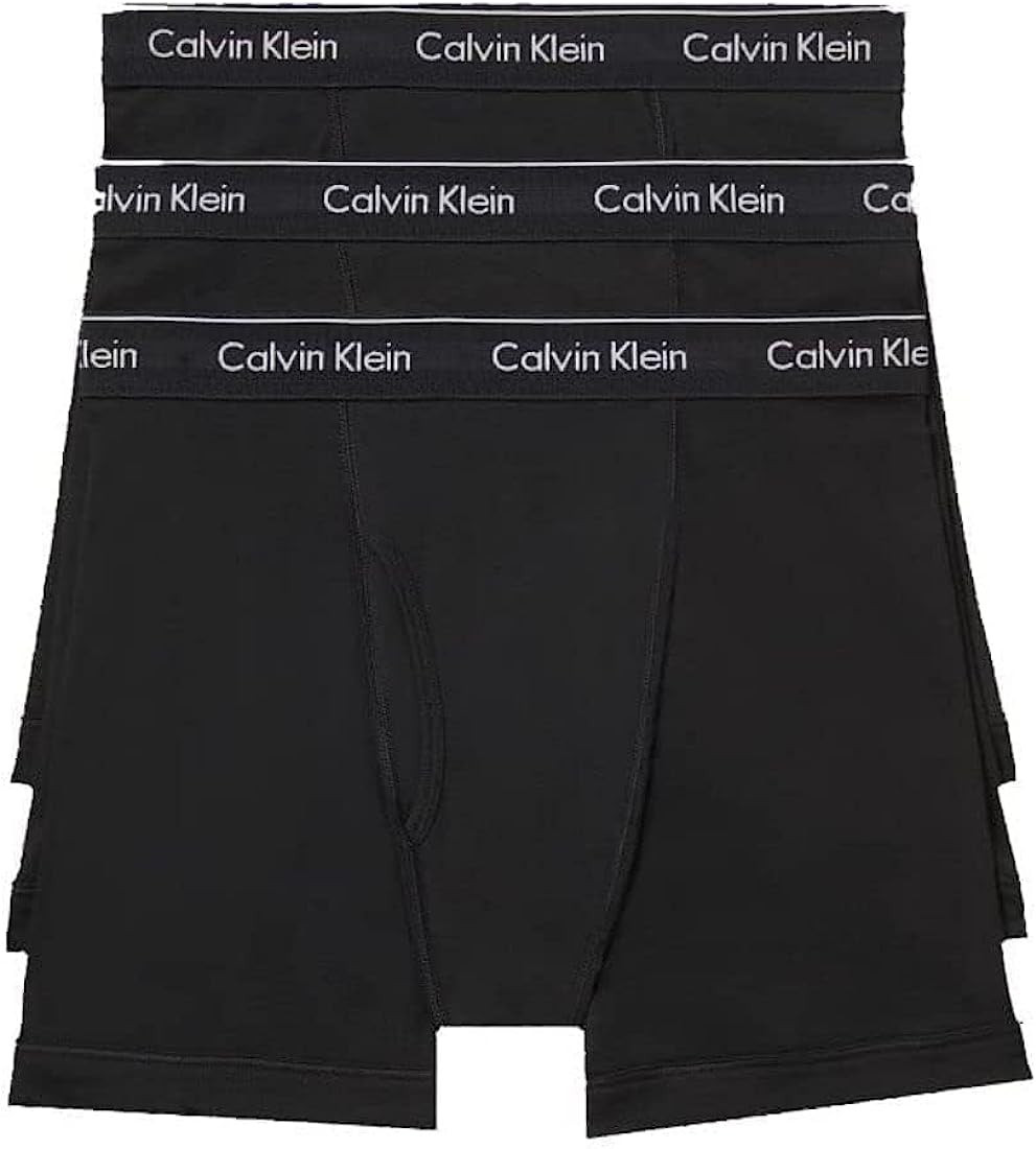 Calvin Klein Men's Cotton Classics 3-Pack Boxer Brief | Amazon (US)