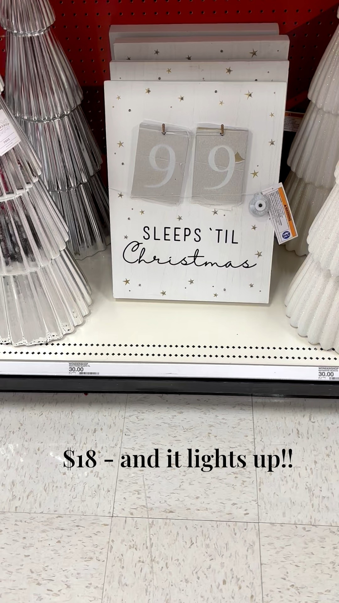 Adorable Christmas countdown!! Only $28 and it lights up!! See the link below for it lit up!


Christmas decor, family, kids, Christmas, home decor, target finds, target home, holiday decor, Thanksgiving 

#LTKKids #LTKHoliday #LTKHome