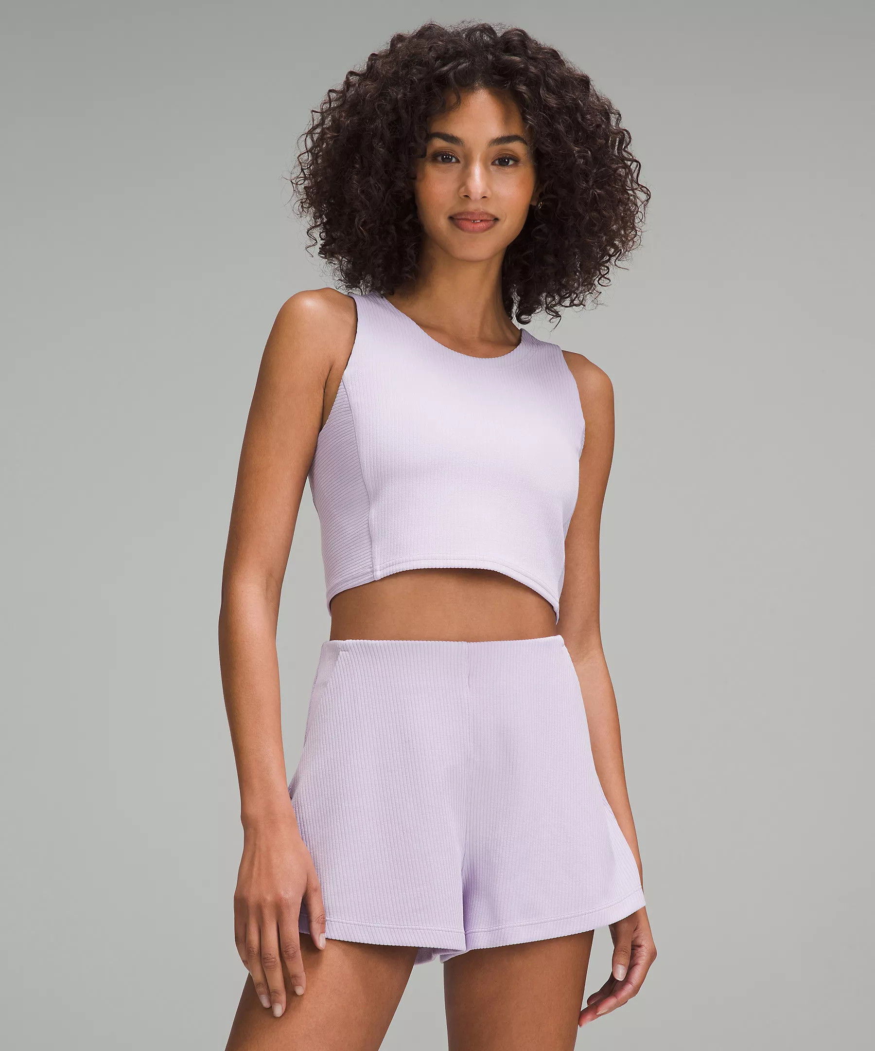 Ribbed Softstreme Cropped Tank Top | Women's Sleeveless & Tank Tops | lululemon | Lululemon (US)