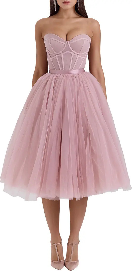 HOUSE OF CB Darling Corset Fit & Flare Dress | Nordstrom | Nordstrom