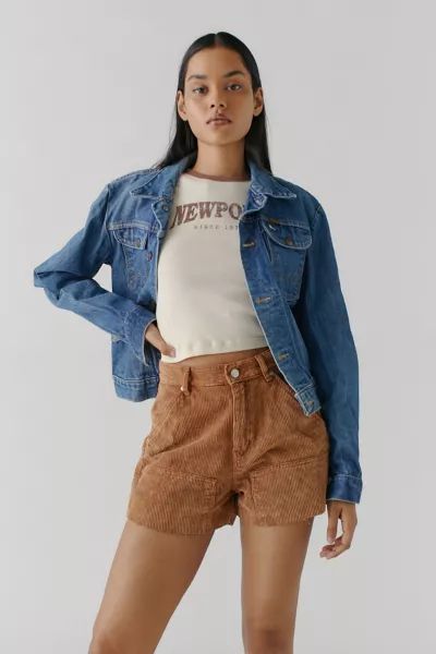 BDG Corduroy Cutoff Carpenter Short | Urban Outfitters (US and RoW)