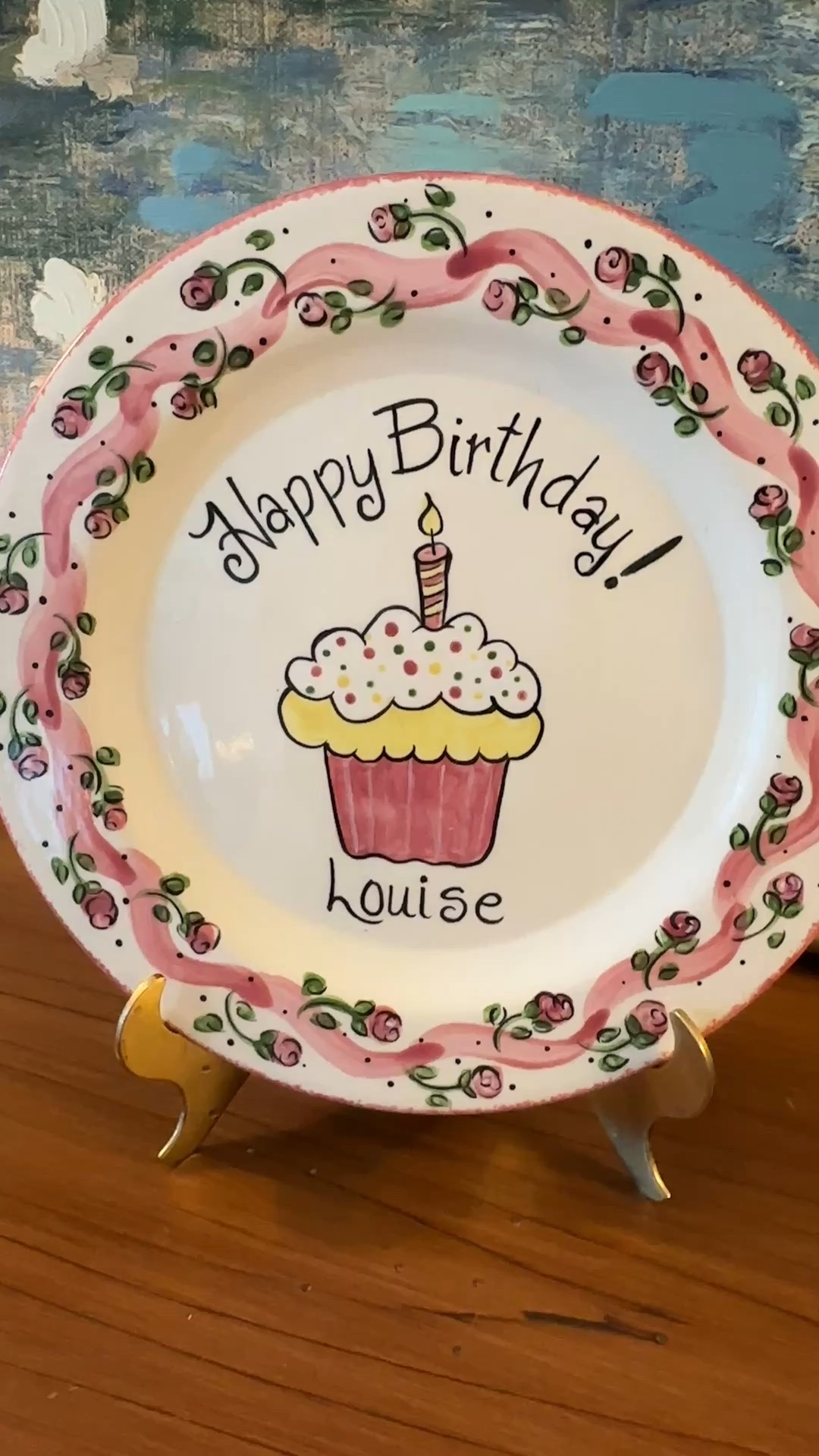Birthday tradition! Each of our daughters has their own birthday plate. I display with their gifts the week before their big day and they eat their cake on it. 

#LTKKids