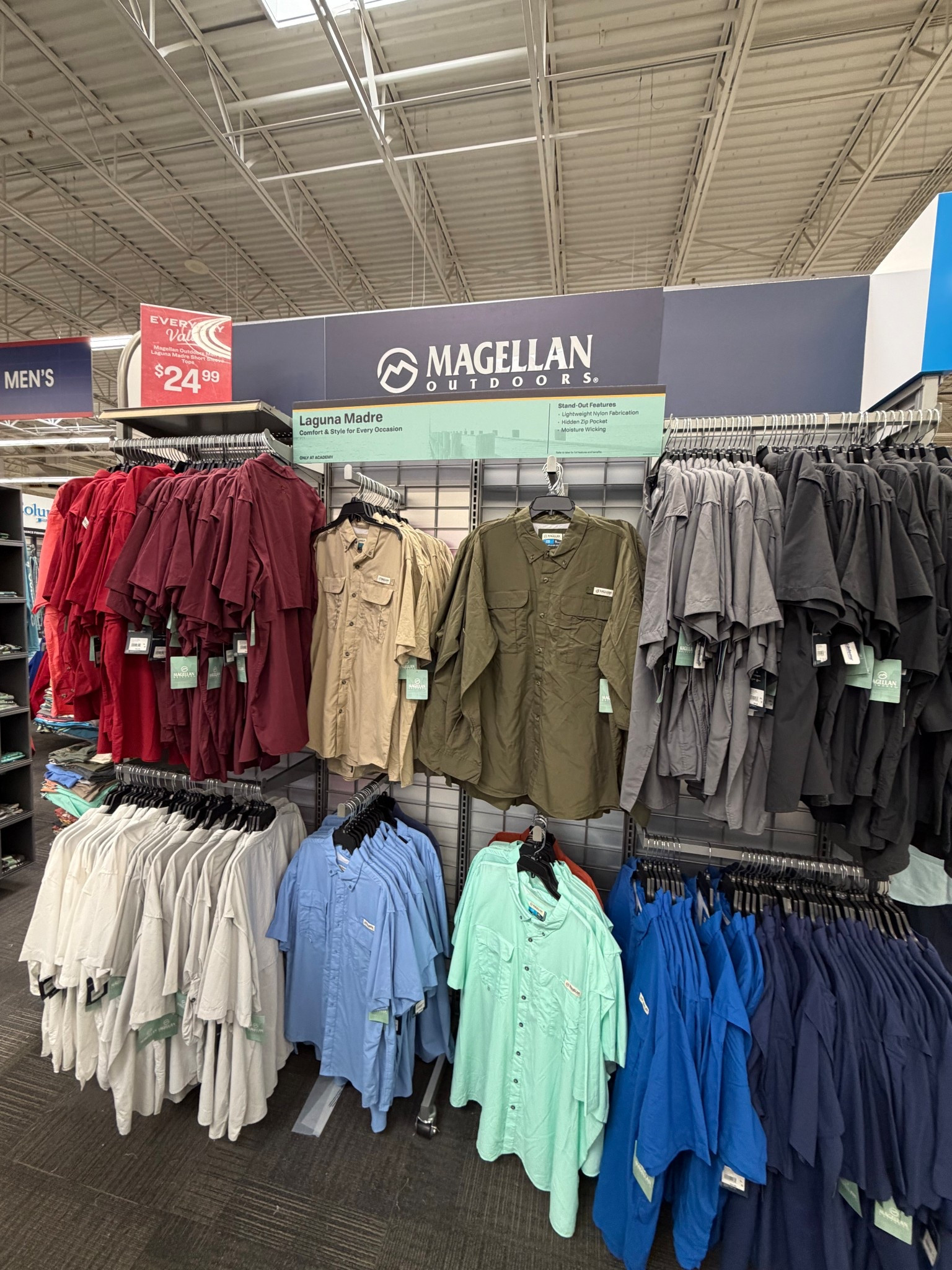 Magellan Outdoors Men's Laguna Madre Solid Short Sleeve Fishing Shirt

Just slip on the Magellan Outdoors Men's Laguna Madre Solid Short Sleeve Fishing Shirt, pack up your reel, rod and tackle box and you'll be ready to go. Made of lightweight, yet sturdy nylon, this short-sleeve shirt offers UPF 30 protection from the sun's harmful rays. Plus, moisture-wicking fabric technology helps keep you cool and dry on especially hot days out on the water
@academy 

#LTKMens