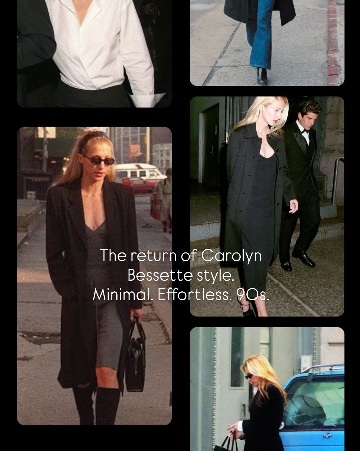 Channeling Carolyn Bessette energy.

Minimal, tailored, and quietly polished — the kind of pieces that always look chic.
Sharing the ones that give that effortless 90s feel. @Tuckernuck 

#90sminimalism #minimalstyle #classicstyle #ltkstyle #timelessfashion

#LTKWorkwear #LTKootd #LTKOver40