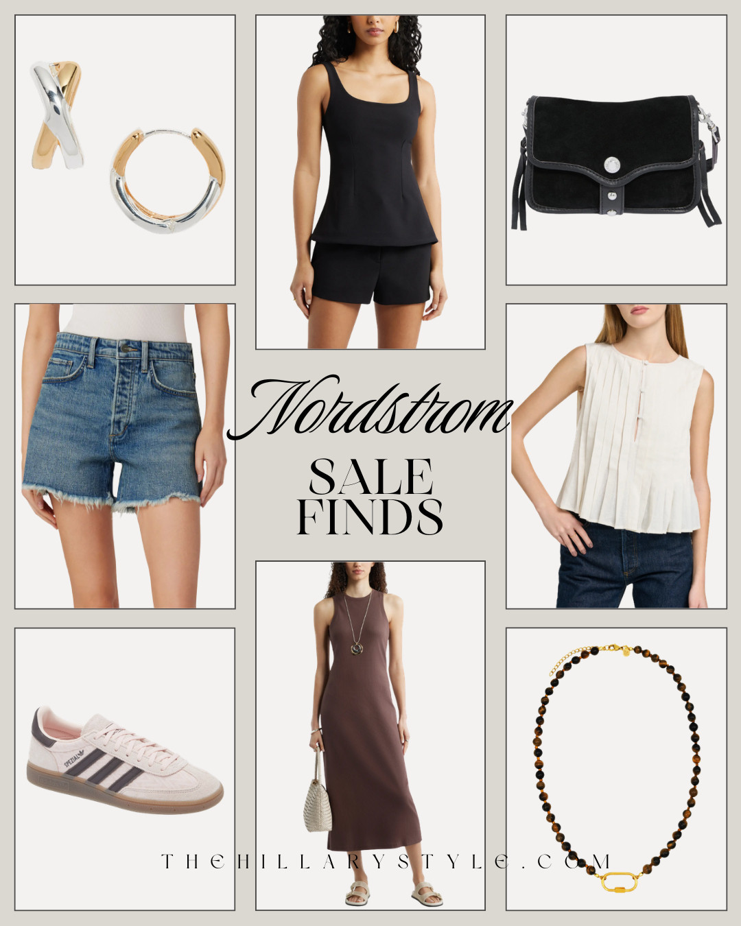 Nordstrom Half-Yearly Sale Finds

The ultimate summer shopping event is here! Score major style points with these top Nordstrom Half-Yearly Sale Finds. This curated selection features must-have capsule wardrobe pieces that perfectly blend chic minimalism with everyday comfort. From a trending brown knit midi dress and classic raw-hem denim shorts to a crisp pleated white top, sleek black tank, and IT-girl pink Adidas sneakers, these deals are too good to miss. Complete the look with mixed-metal jewelry and a classic black shoulder bag for an effortless summer outfit refresh. 

 #TheHillaryStyle #NordstromSale #NordstromFinds #SummerCapsuleWardrobe #MinimalistStyle #SummerOOTD #CasualChic #NordstromHalfYearly #AdidasSpezial #SummerOutfits #EverydayStyle #LTKunder100 

#LTKootd #LTKSeasonal #LTKSaleAlert