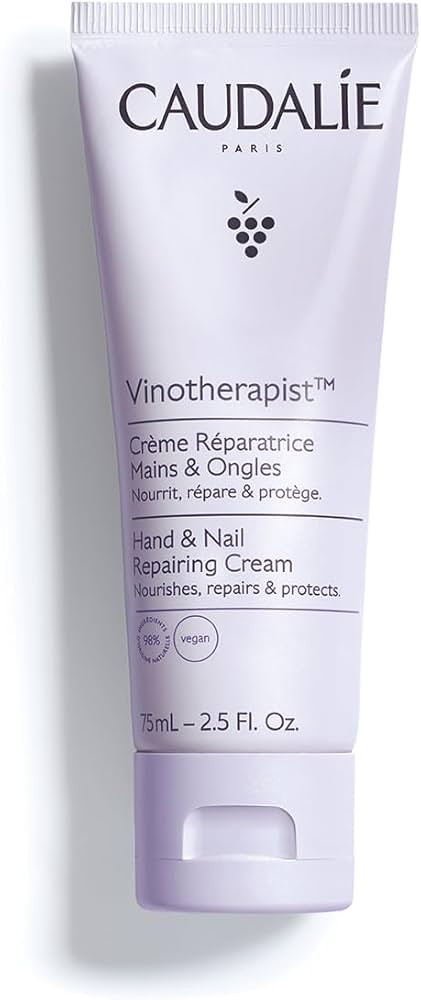 Caudalie Vinotherapist Hand and Nail Cream with Shea Butter and Grapeseed Oil, Vegan and Dermatol... | Amazon (US)