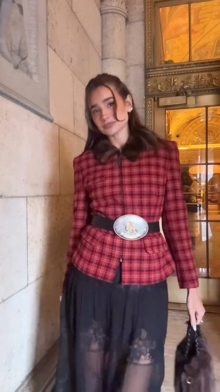 uptown for loveshackfancy ❤️🐎 Jacket and belt are vintage Ralph Lauren. 

 #LTKootd