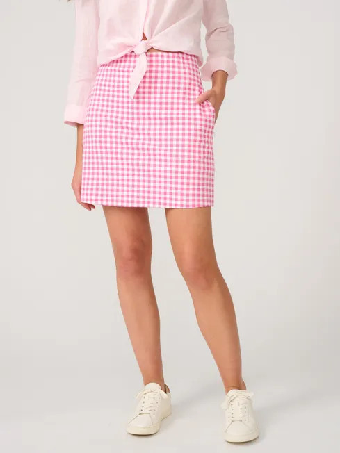 Briana Skort in Midi Cabana Gingham | J.McLaughlin