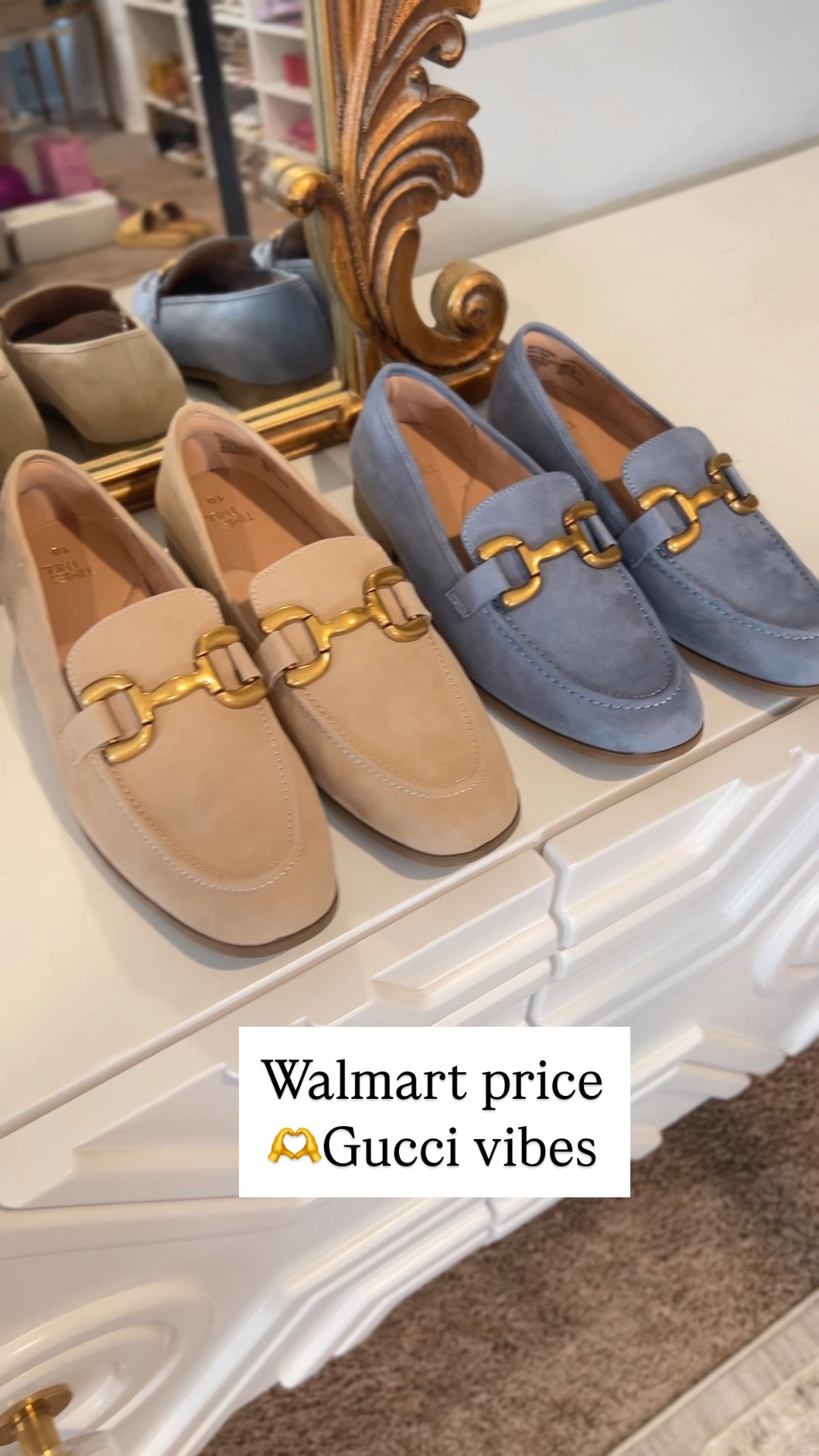 Walmart is giving Gucci 
These loafer style suede like flats are so adorable would look great with a linen slack for work this summer, jeans, any other slacks you have or even shorts they are just that good

#LTKShoeCrush #LTKFindsUnder50 #LTKStyleTip
