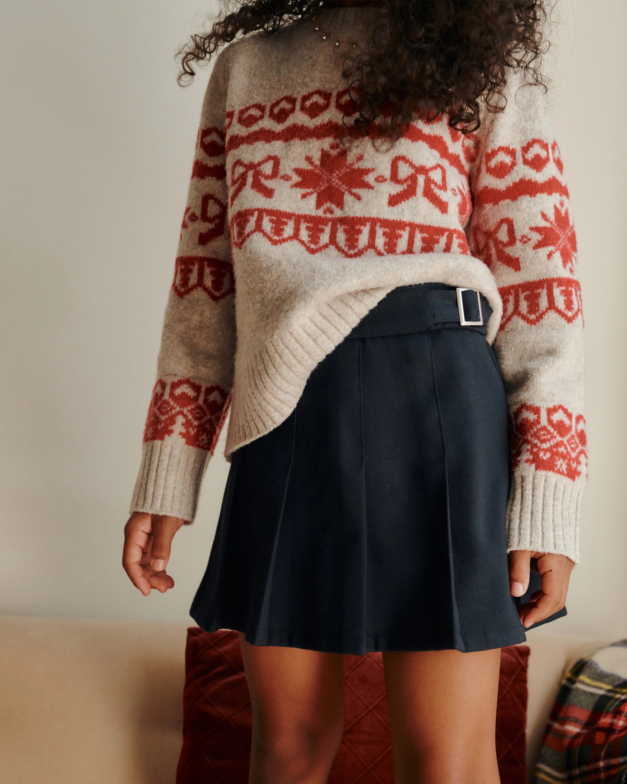 pleated wrap mini skort | Abercrombie & Fitch (US)