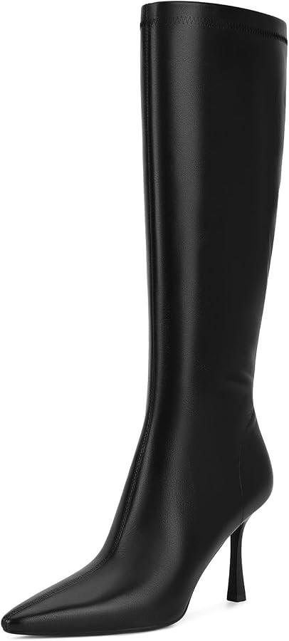 SOVANYOU Women's Knee High Boots Sexy Pointed Toe Tall Boots Stripper High Heel Stiletto Boots wi... | Amazon (US)